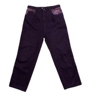 Mens Vintage 90s Purple Damage Control Jeans Size